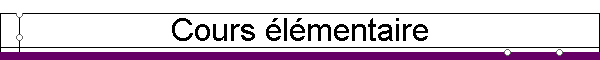 Cours lmentaire